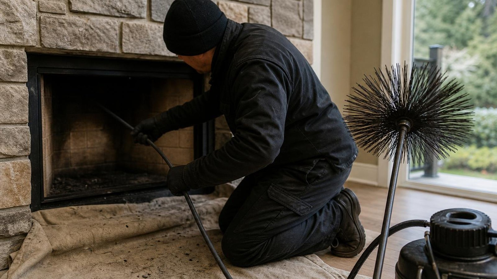 Practical chimney sweep & inspection in Renton